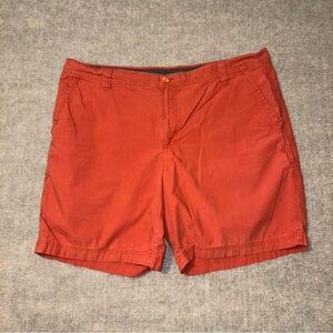 Columbia Sportswear Men 38W 8L Flat Front Shorts Burnt Orange Fishing Washed Out